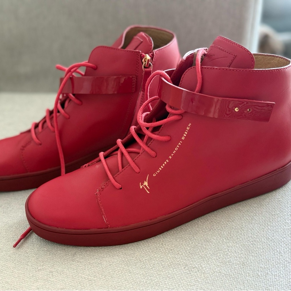 Red Designer Shoes - Picture 3 of 4